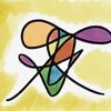 Creative person abstract icon
