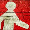 Senior person abstract icon